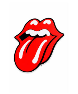 Tongue and Lips Logo Sticker. Officially licensed.