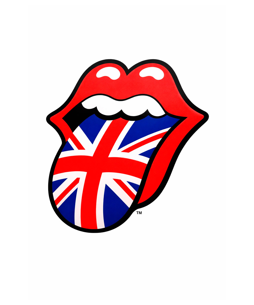 UK Flag Tongue Sticker. Officially licensed.